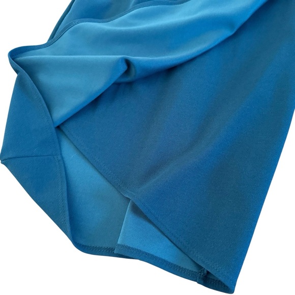 FOREVER YOUR GIRL BODYCON DRESS teal blue HOCO sz Small LuLu cocktail party 938 - Picture 7 of 13